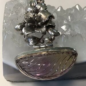 Sterling Gemstone Pendant